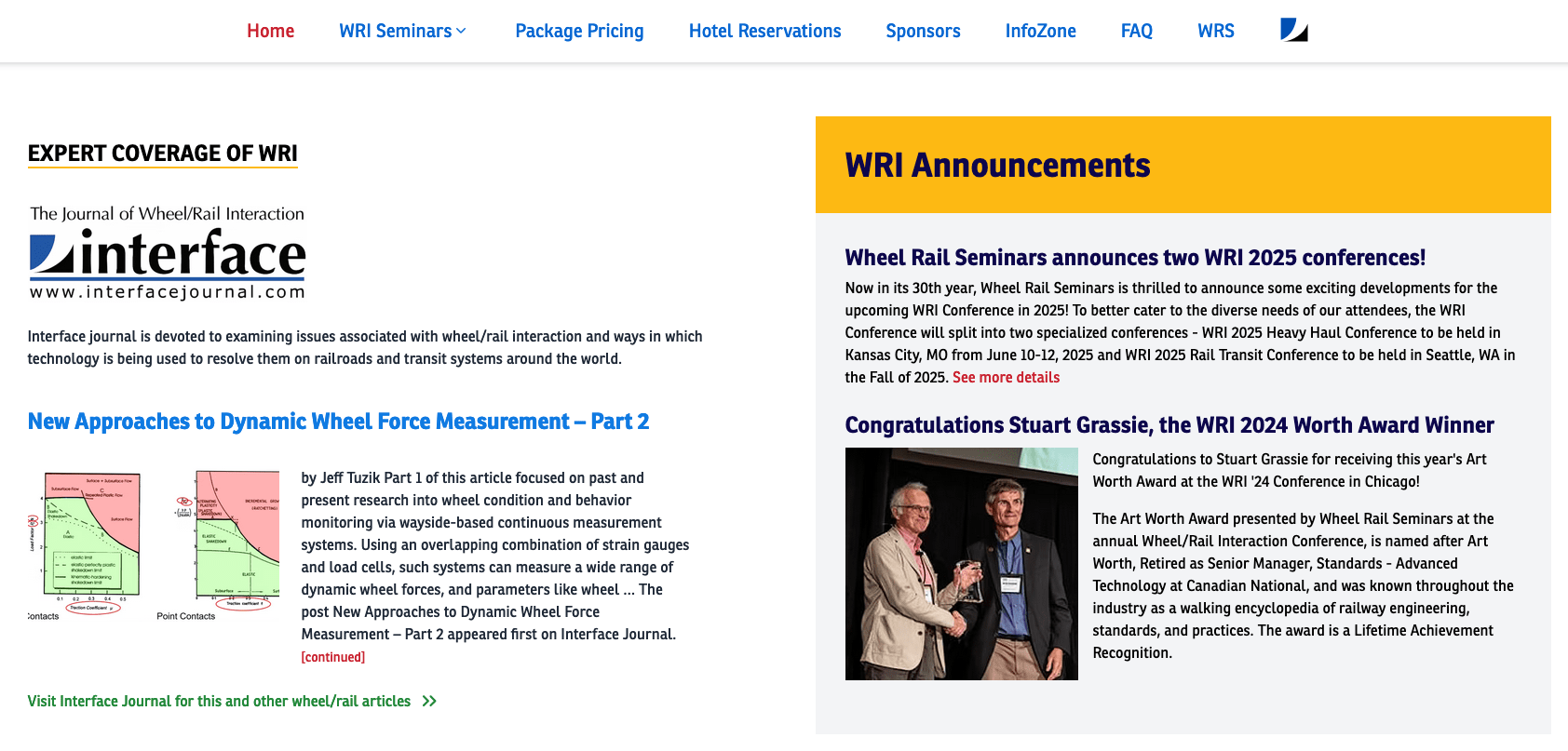 WRI 2024 Announcements